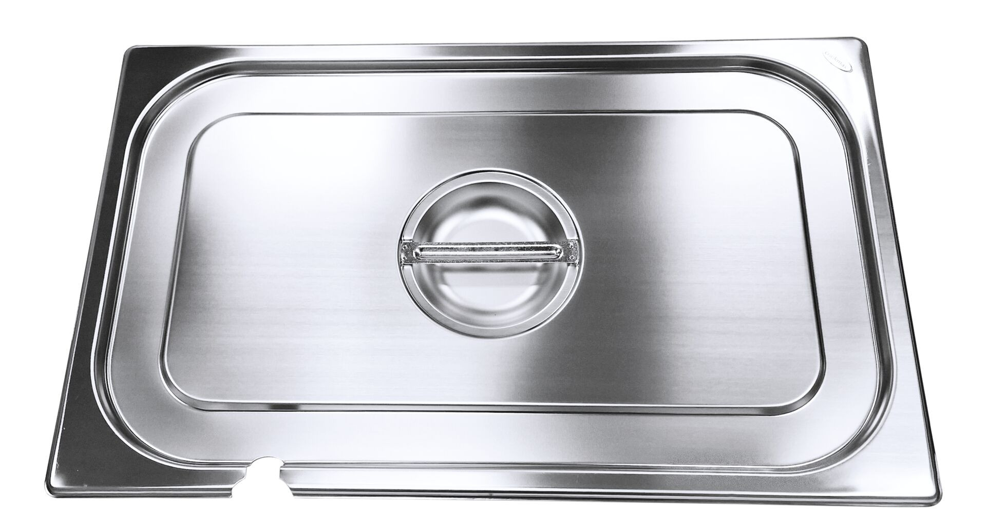 GN-Deckel mit Löffelausschnitt Edelstahl für 1/1